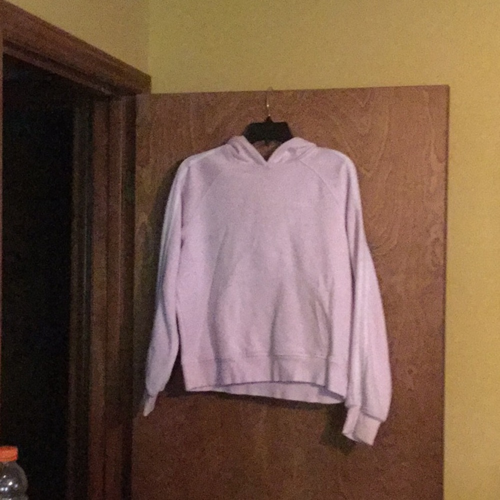 Ladies pale pink ADIDAS hoodie sweatshirt